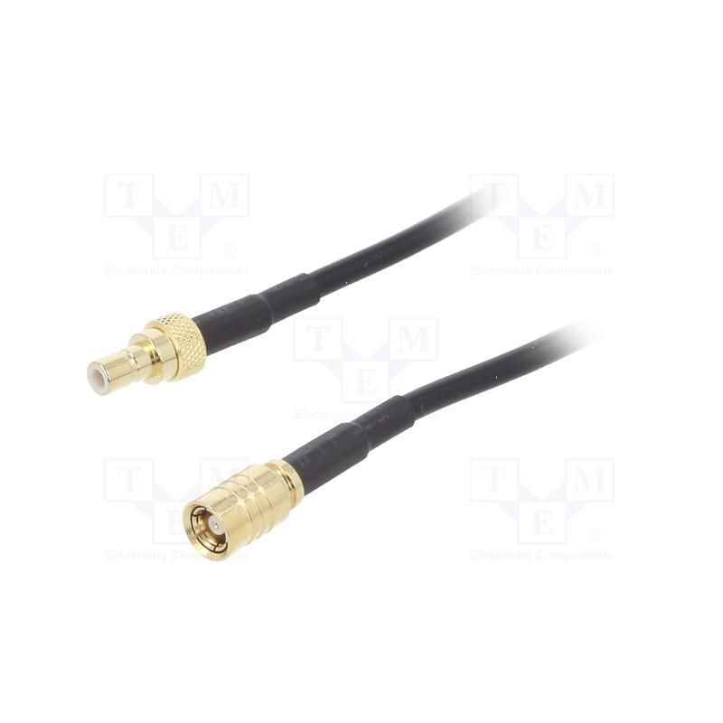 1 pcs x MFG - EXT-SMB100 - Cable, 1m, SMB male,SMB female, black, straight
