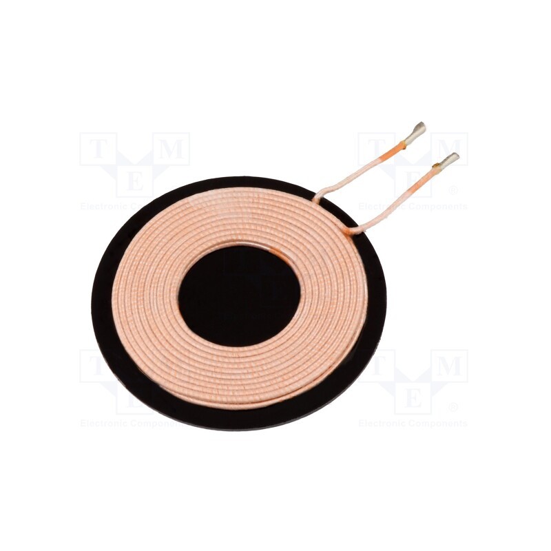 1 pcs x TDK - WT505090-20K2-A10-G - Coil, Ø50x3.81mm, wireless battery chargers,transmitter, 24uH
