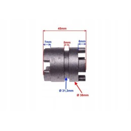 Gear change bush bashan hassan kingway romet quad atv 150 200 250