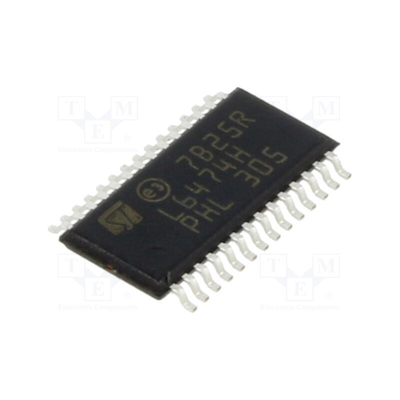 1 pcs x STMicroelectronics - L6474H - IC: driver, motor controller, HTSSOP28, 3A, Uoper: 8÷45V, 800kHz
