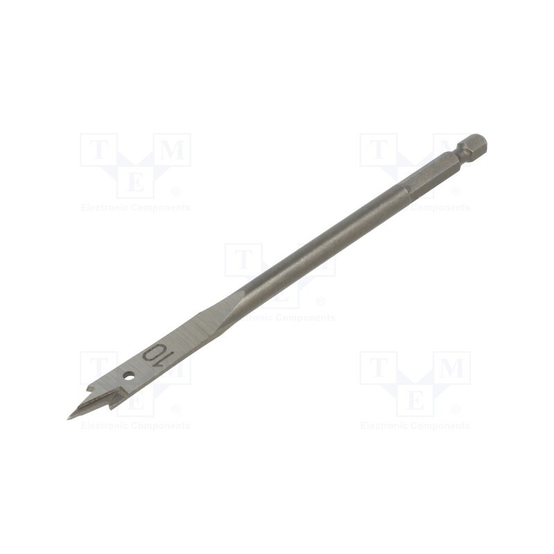 1 pcs x Milwaukee - 4932363131 - Drill bit, for wood,feather, Ø: 10mm, L: 152mm
