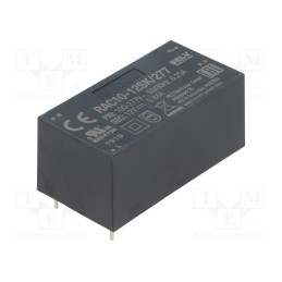 1 pcs x RECOM - RAC10-12SK/277 - Converter: AC/DC, 10W, 85÷305VAC, Usup: 120÷430VDC, Uout: 12VDC