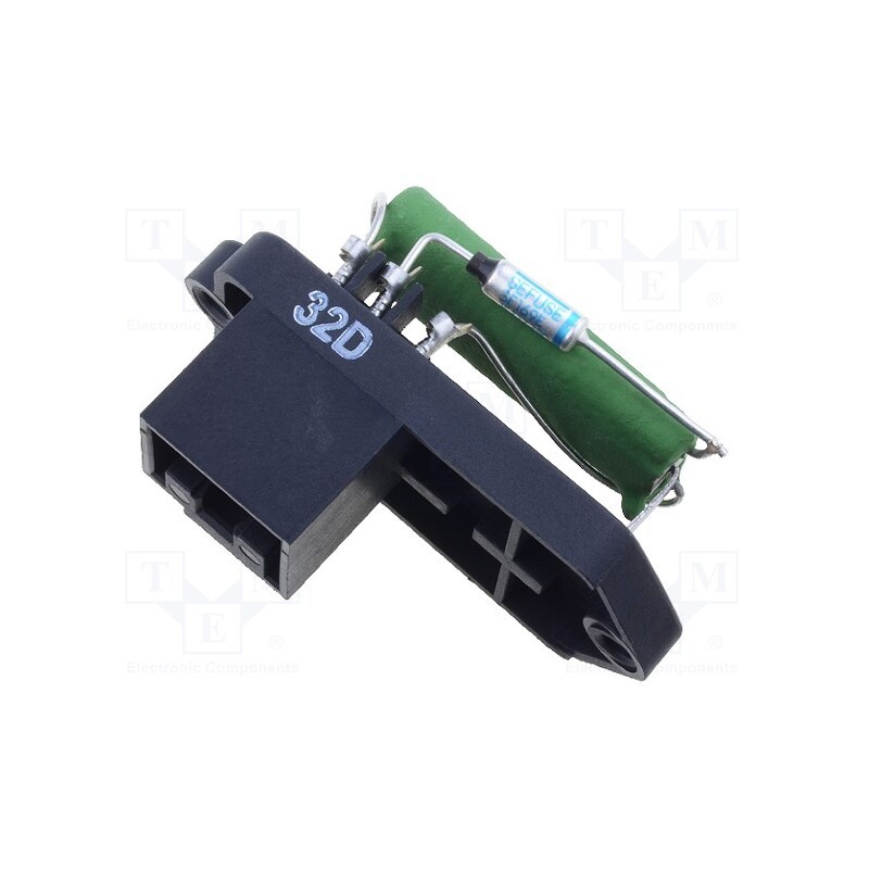 1 pcs x TELPOD - 0480100/7660087 - Resistor: wire-wound, 1Ω, ±10%, blower, 12VDC, No.of resistors: 2