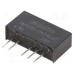 1 pcs x AIMTEC - AM1DS-2424DJZ - Converter: DC/DC, 1W, Uin: 21.6÷26.4V, Uout: 24VDC, Uout2: -24VDC