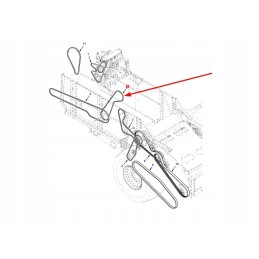 71414420 V-belt for the straw chopper drive