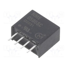 1 pcs x Murata Power Solutions - NME0505SC - Converter: DC/DC, 1W, Uin: 4.5÷5.5V, Uout: 5VDC, Iout: 200mA, SIP