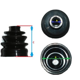 Front inner joint cover for Kawasaki KVF 300 360 650