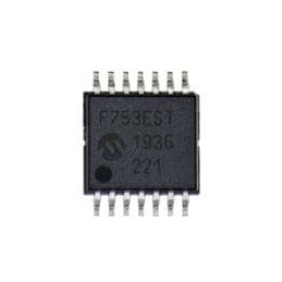 1 pcs : PIC16F753-E/ST - 8-bit Microcontrollers - MCU 35KB Flsh 128 R 8MHz Int Osc 9-bit DAC