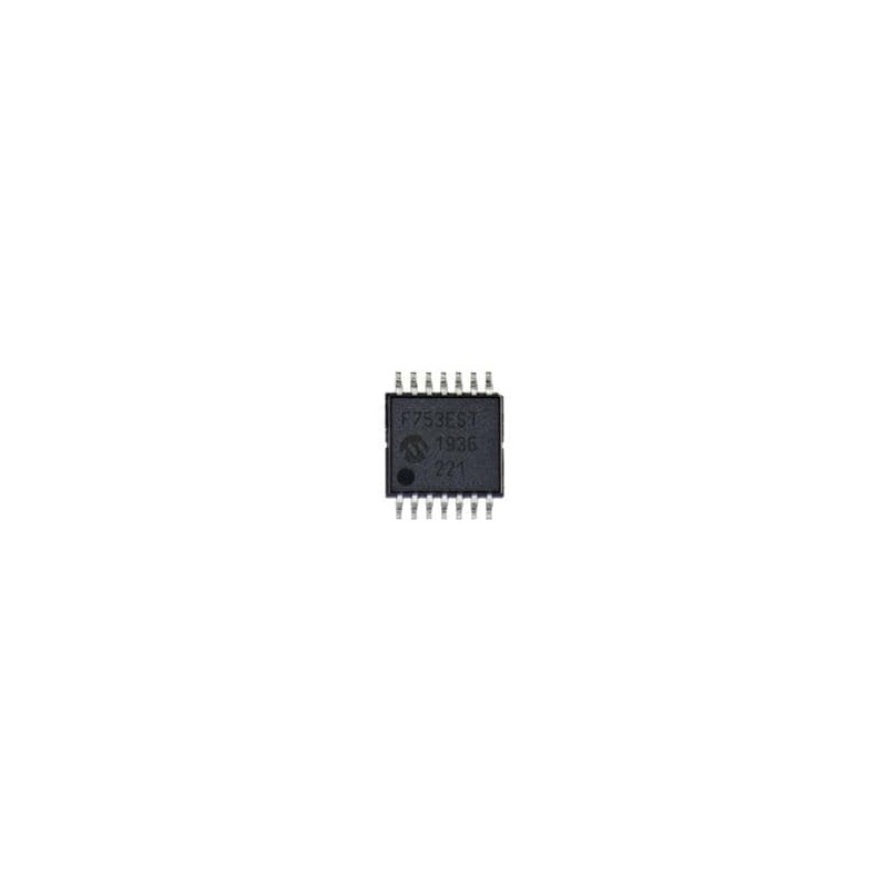 1 pcs : PIC16F753-E/ST - 8-bit Microcontrollers - MCU 35KB Flsh 128 R 8MHz Int Osc 9-bit DAC