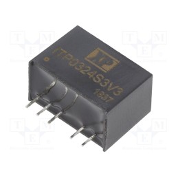 1 pcs x XP POWER - ITP0324S3V3 - Converter: DC/DC, 3W, Uin: 9÷36V, Uout: 3.3VDC, Iout: 700mA, SIP6