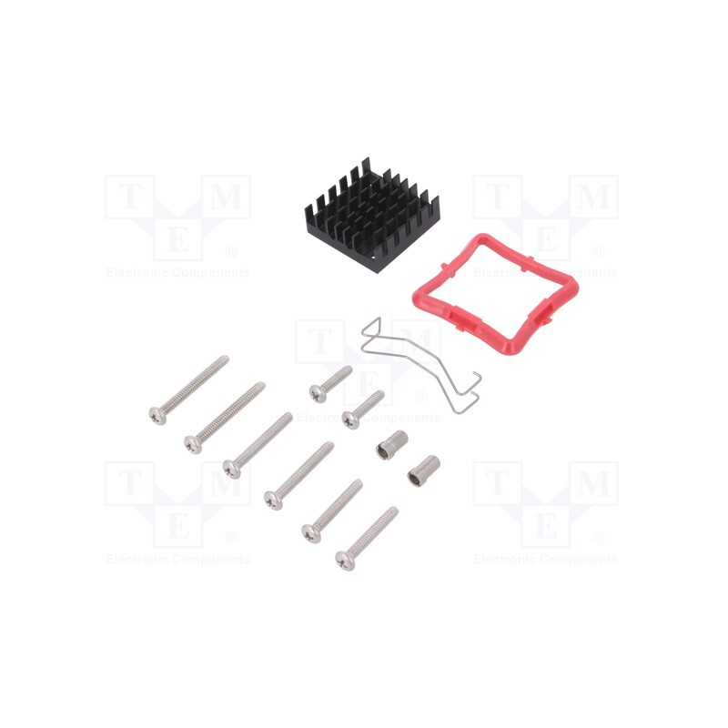 1 pcs x Advanced Thermal Solutions - ATS-61270D-C1-R0 - Heatsink: extruded, grilled, black, L: 27mm, W: 27mm, H: 9.5mm