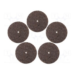 1 set x PG MINI - M.5050 - Cutting wheels, Ø: 40mm, Thk: 1mm, reinforced, metal,plastic, 5pcs.