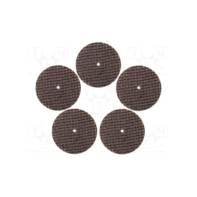 1 set x PG MINI - M.5050 - Cutting wheels, Ø: 40mm, Thk: 1mm, reinforced, metal,plastic, 5pcs.