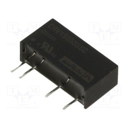 1 pcs x Murata Power Solutions - CRV1S0505SC - Converter: DC/DC, 1W, Uin: 4.5÷5.5V, Uout: 5VDC, Iout: 200mA, SIP