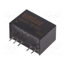 1 pcs x AIMTEC - AM3A-1215SZ - Converter: DC/DC, 3W, Uin: 4.5÷18V, Uout: 15VDC, Iout: 200mA, SIP6