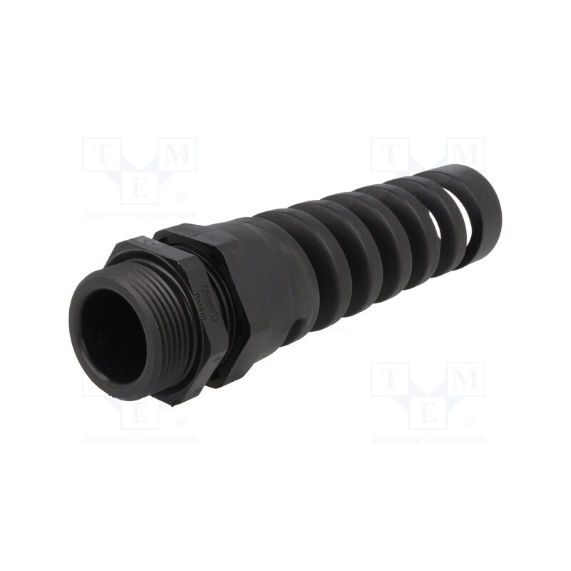 1 pcs x HUMMEL - 1.293.2101.14 - Cable gland, with strain relief, PG21, IP68, polyamide, black