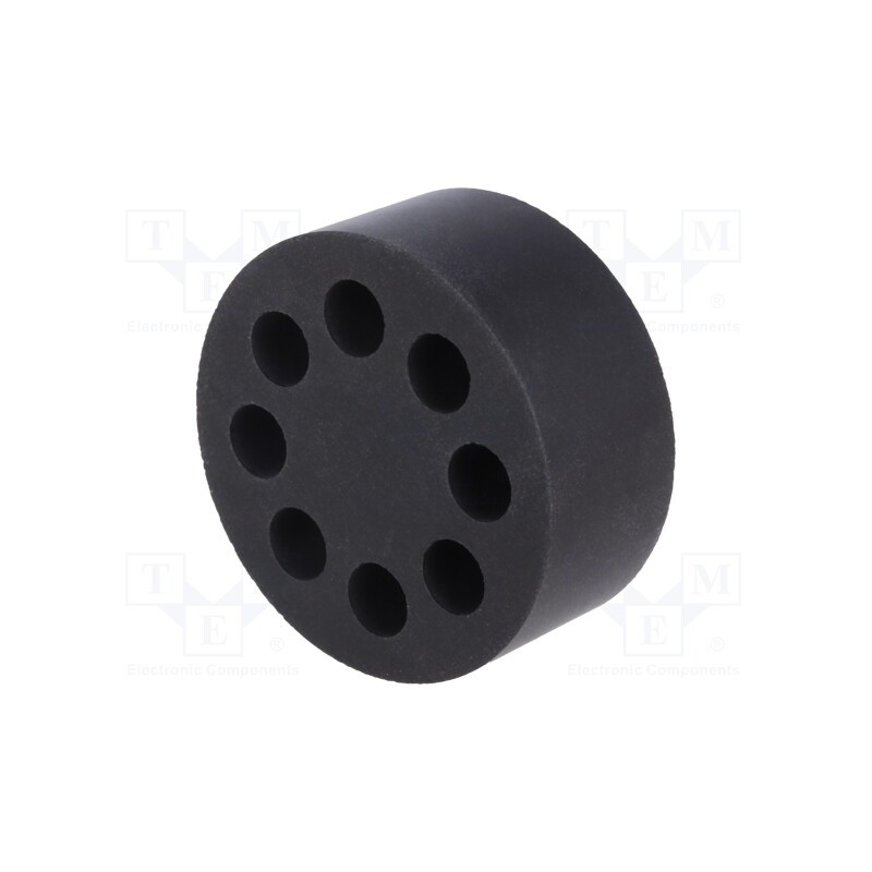 1 pcs x LAPP - 53350870 - Insert for gland, 7mm, M50, IP54, NBR rubber, Holes no: 8