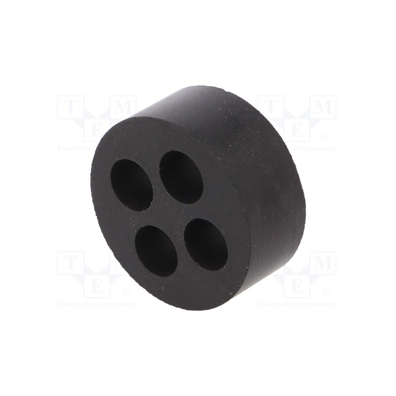1 pcs x LAPP - 53340490 - Insert for gland, 9mm, M40, IP54, NBR rubber, Holes no: 4