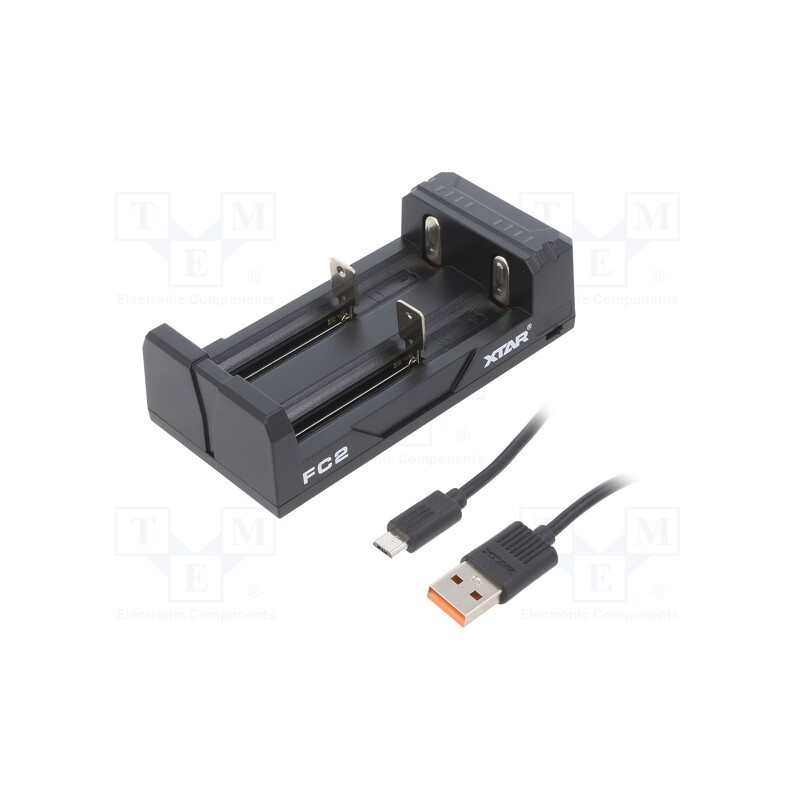 1 pcs x XTAR - FC2 - Charger: for rechargeable batteries, Li-Ion,Ni-Cd,Ni-MH, 2A