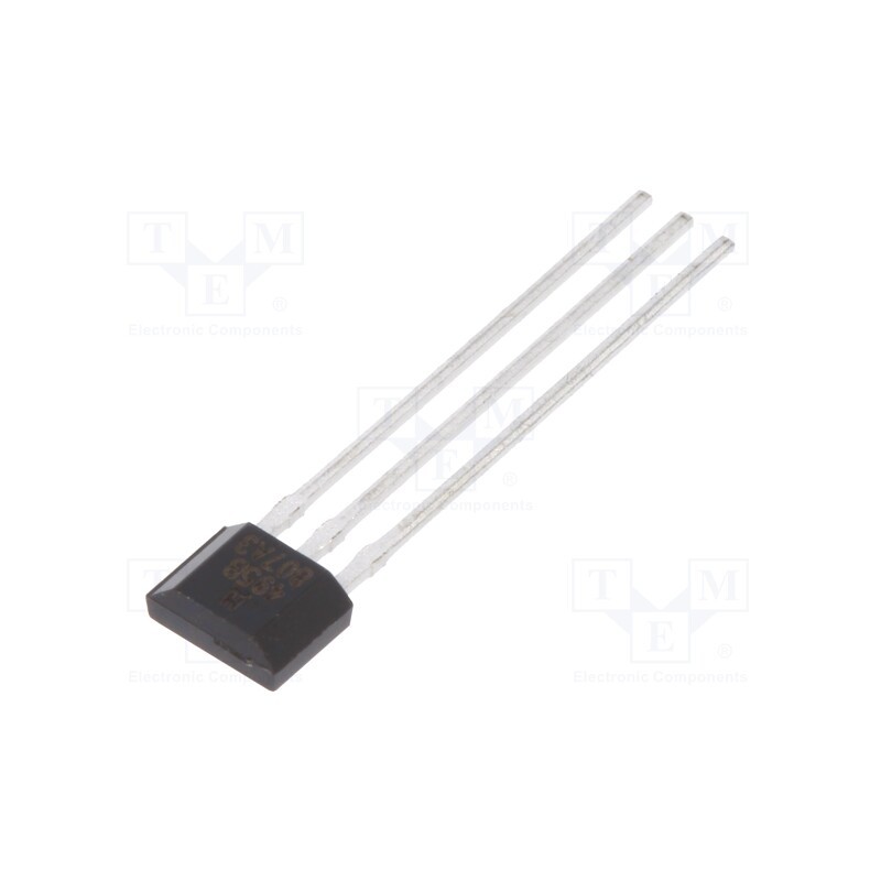 1 pcs x HONEYWELL - SS495B - Sensor: Hall, bipolar, -67÷67mT, Uoper: 4.5÷10.5VDC, 7mA, ±0.08%