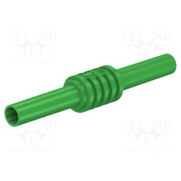 1 pcs x STu00c4UBLI - 66.9123-25 - Adapter,socket, 4mm banana, 32A, 1kV, 62.5mm, green