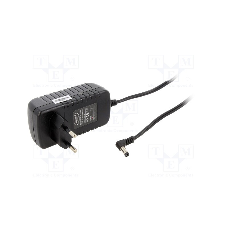 1 pcs x CELLEVIA POWER - CLW-2005-W2E-EB-L - Power supply: switched-mode, plug, 5VDC, 4A, 20W, Plug: EU, 83.6%