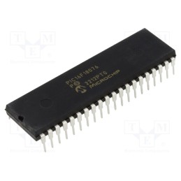 1 pcs x MICROCHIP TECHNOLOGY - PIC16F18076-I/P - IC: PIC microcontroller, 28kB, ADC,DAC,EUSART,I2C / SPI, THT