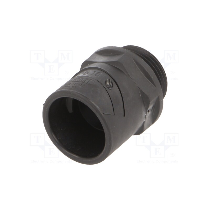 1 pcs x HUMMEL - 1.511.1601.14 - Straight terminal connector, Thread: PG,outside, polyamide, 27mm