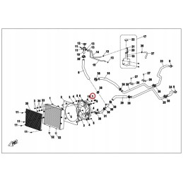 Radiator temperature sensor cf moto x8 800 820
