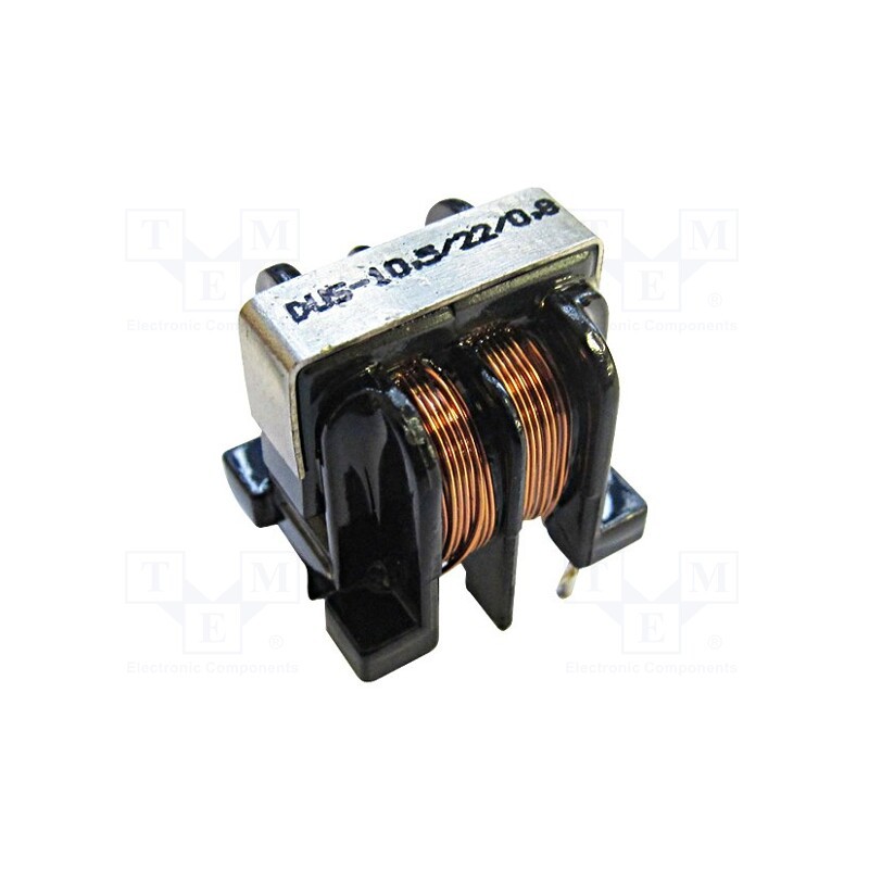 1 pcs x FERYSTER - DUS-10.5/1.0/3 - Inductor: wire with current compensation, THT, 1mH, 3.5A, 30mΩ