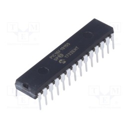 1 pcs x MICROCHIP TECHNOLOGY - PIC16F19155-I/SP - IC: PIC microcontroller, 14kB, 32MHz, I2C,SPI,UART x2, 2.3÷5.5VDC