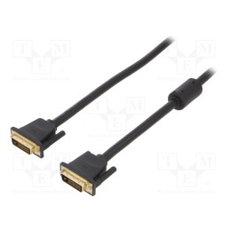 1 pcs x VENTION - EAABH - Cable, dual link, DVI-D (24+1) plug,both sides, 2m, black, 31AWG
