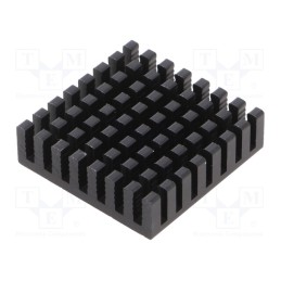 1 pcs x ALUTRONIC - PG2828/8/SE/SF - Heatsink: extruded, grilled, BGA,PGA, black, L: 28mm, W: 28mm, H: 8mm