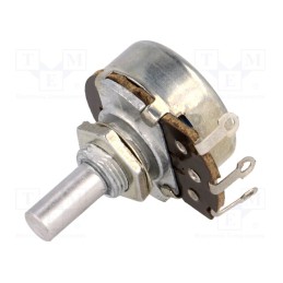 1 pcs x TELPOD - PR-246 4K7 A 20P1 - Potentiometer: shaft, single turn, 4.7kΩ, 500mW, ±20%, soldered
