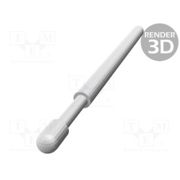 1 pcs x TEKON - TK 0030N D 1,02 S 120 A - Test needle, Operational spring compression: 2mm, 3A, TK0030N