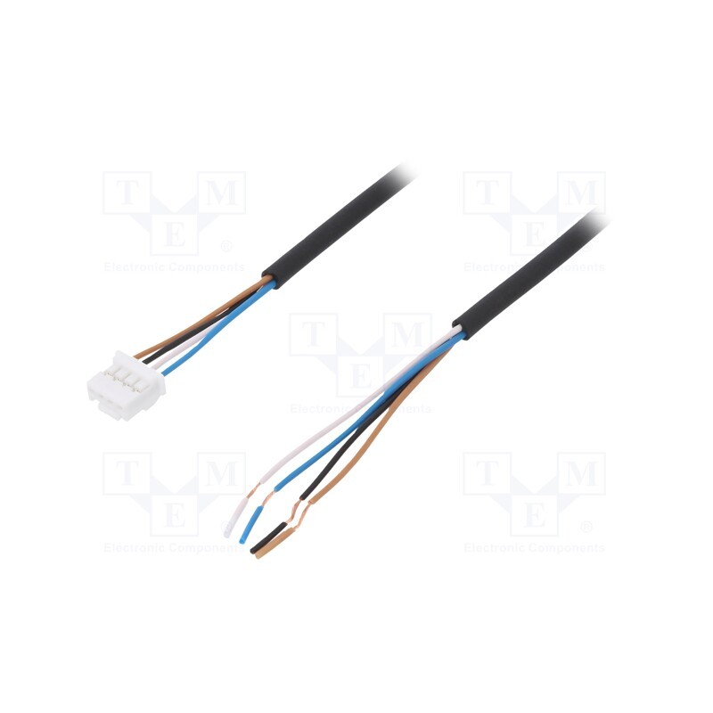 1 pcs x PANASONIC - CN-14A-R-C1 - Connection lead, PIN: 4, Len: 1m, Connection: CN-14A, PVC, PM-65