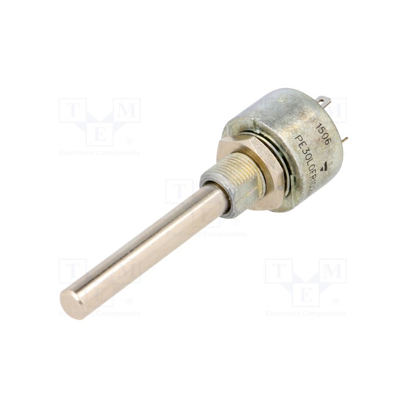 1 pcs x VISHAY - PE30L0FR102MAB - Potentiometer: shaft, single turn, 1kΩ, 3W, ±20%, 6mm, linear, 38mm