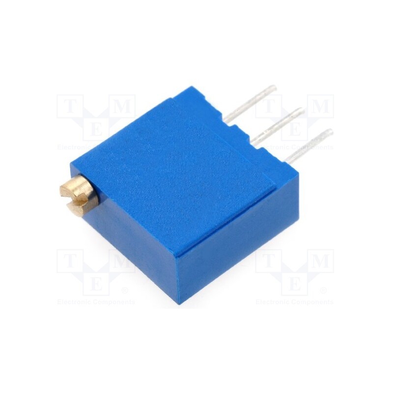 1 pcs x VISHAY - T93YA502KT20 - Potentiometer: mounting, multiturn, 5kΩ, 500mW, THT, ±10%, linear