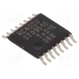 3 pcs x NEXPERIA - 74HC4020PW,112 - IC: digital, 14bit,binary counter, CMOS, SMD, TSSOP16, HC, 2÷6VDC