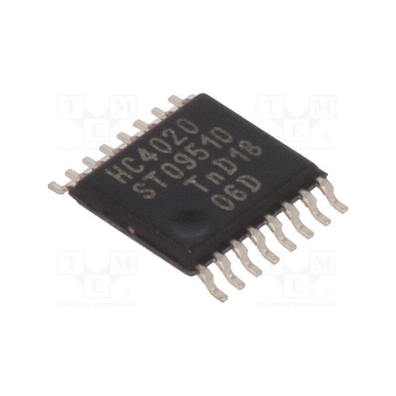 3 pcs x NEXPERIA - 74HC4020PW,112 - IC: digital, 14bit,binary counter, CMOS, SMD, TSSOP16, HC, 2÷6VDC