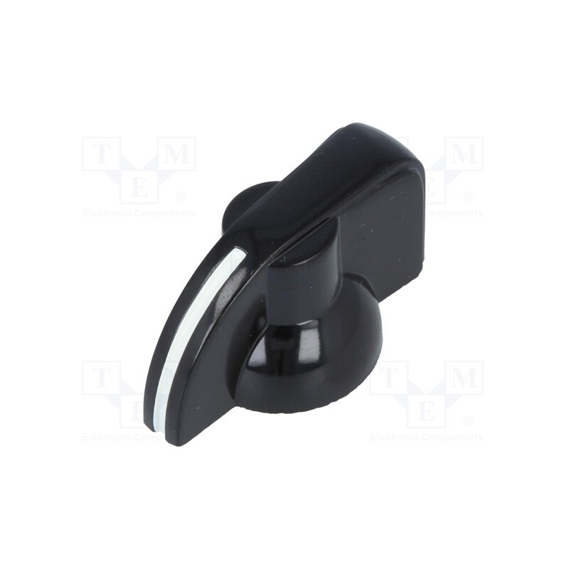 1 pcs x SCI - PN-1-6.4 - Knob, with pointer, Ø19x17mm, screw fastening, Shaft: smooth