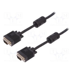 1 pcs x DIGITUS - AK-310103-030-S - Cable, D-Sub 15pin HD plug,both sides, black, 3m, Core: Cu, 28AWG