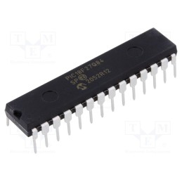 1 pcs x MICROCHIP TECHNOLOGY - PIC18F27Q84-I/SP - IC: PIC microcontroller, 64MHz, 1.8÷5.5VDC, THT, DIP28, PIC18,