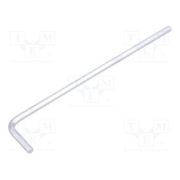 1 pcs x KING TONY - 112504MR - Wrench, hex key, HEX 4mm, tool steel, long, 144mm