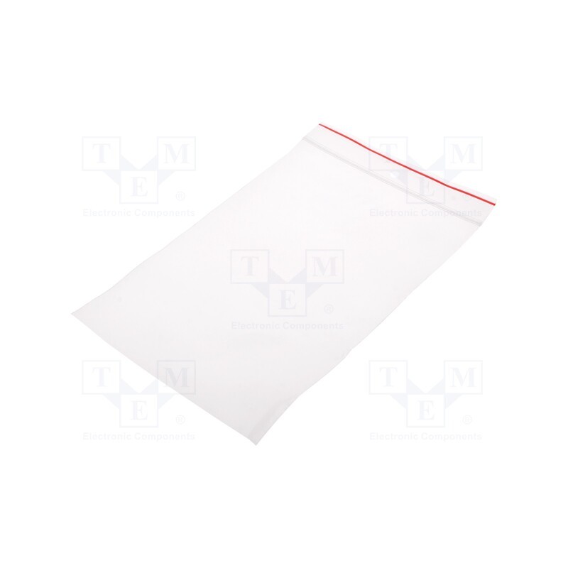 1 pcg x PLAST - 02-05-1218 - Self-seal bag, L: 180mm, Width: 120mm, Thick: 40um, polyetylene