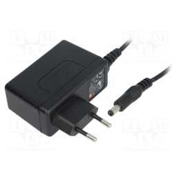 1 pcs x MEAN WELL - SGA18E24-P1J - Power supply: switched-mode, plug, 24VDC, 0.75A, 18W, Plug: EU