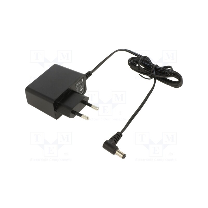 1 pcs x ESPE - E0909W2E-2155-LCN - Power supply: switched-mode, plug, 9VDC, 1A, 9W, Plug: EU, 76%