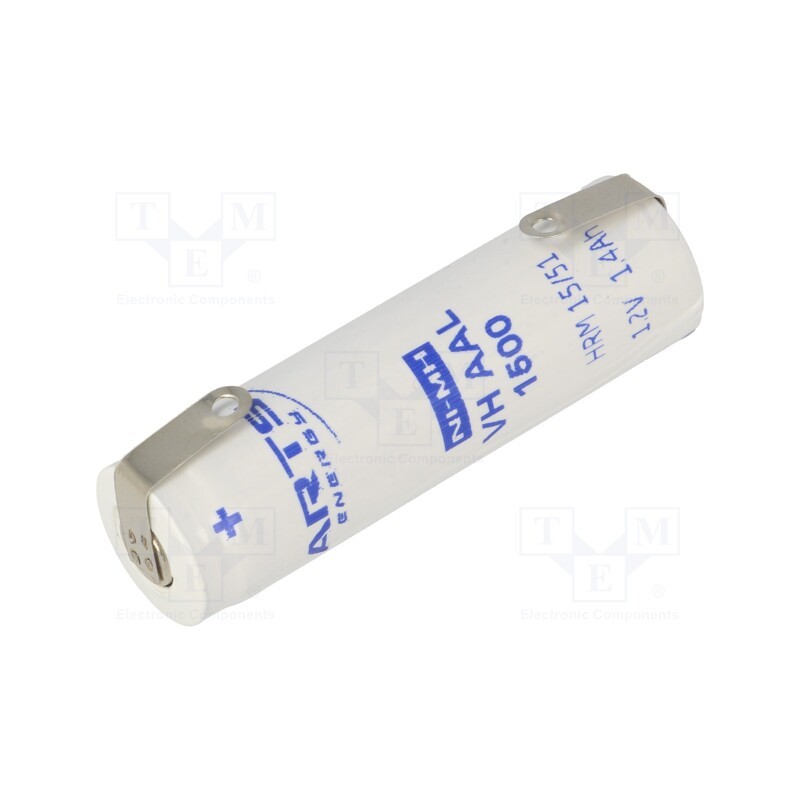 1 pcs x ARTS ENERGY - VH AAL 1500 - Re-battery: Ni-MH, AA, 1.2V, 1500mAh, soldering lugs, Ø14x49.2mm