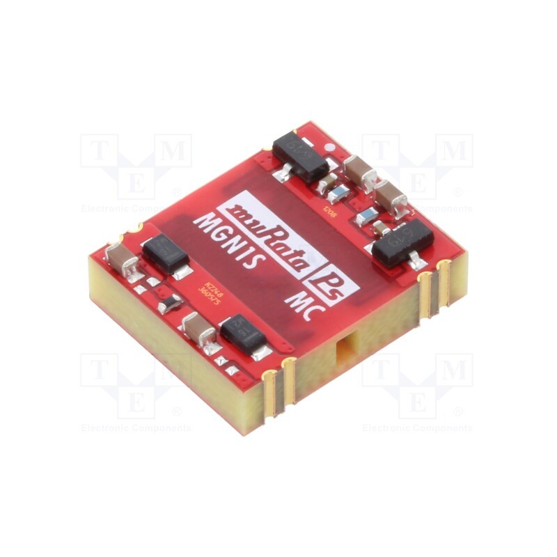 1 pcs x Murata Power Solutions - MGN1S1208MC-R7 - Converter: DC/DC, 1W, Uin: 10.8÷13.2V, Uout: 8VDC, Iout: 125mA, SMD