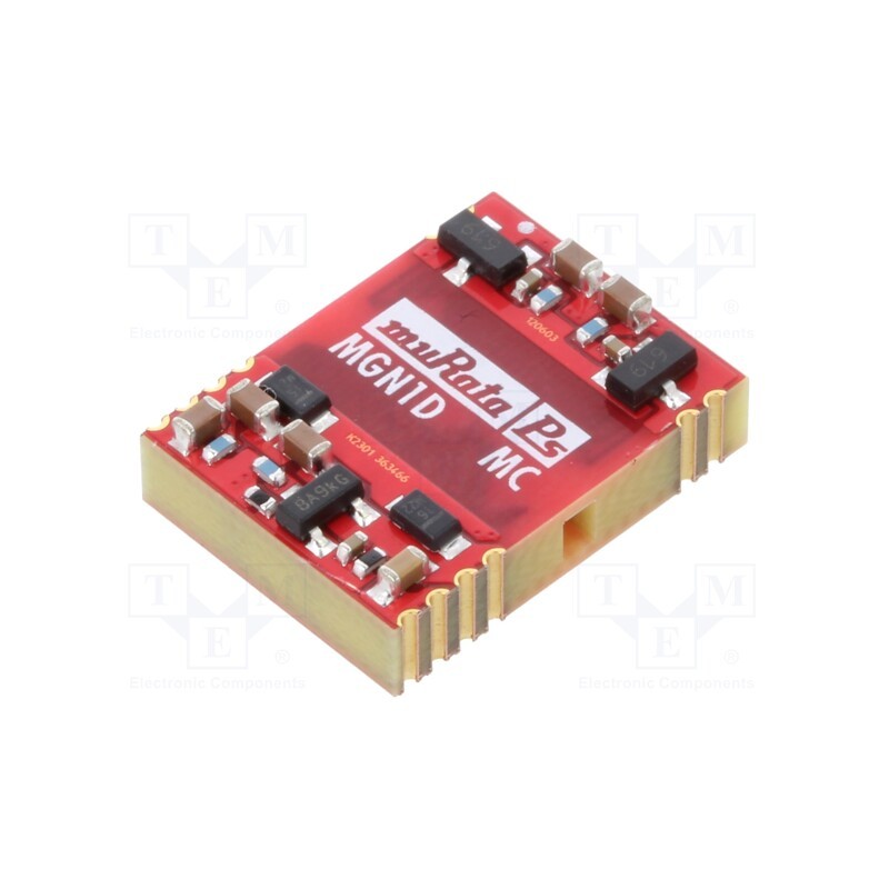 1 pcs x Murata Power Solutions - MGN1D120603MC-R7 - Converter: DC/DC, 1W, Uin: 10.8÷13.2V, Uout: 6VDC, Uout2: -3VDC, SMD